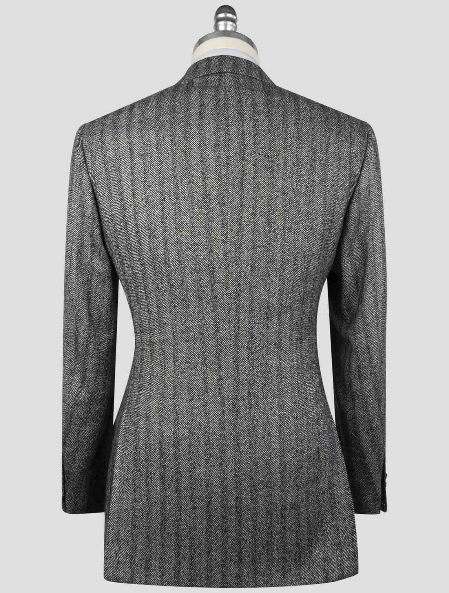 Kiton Gray Cashmere Blazer