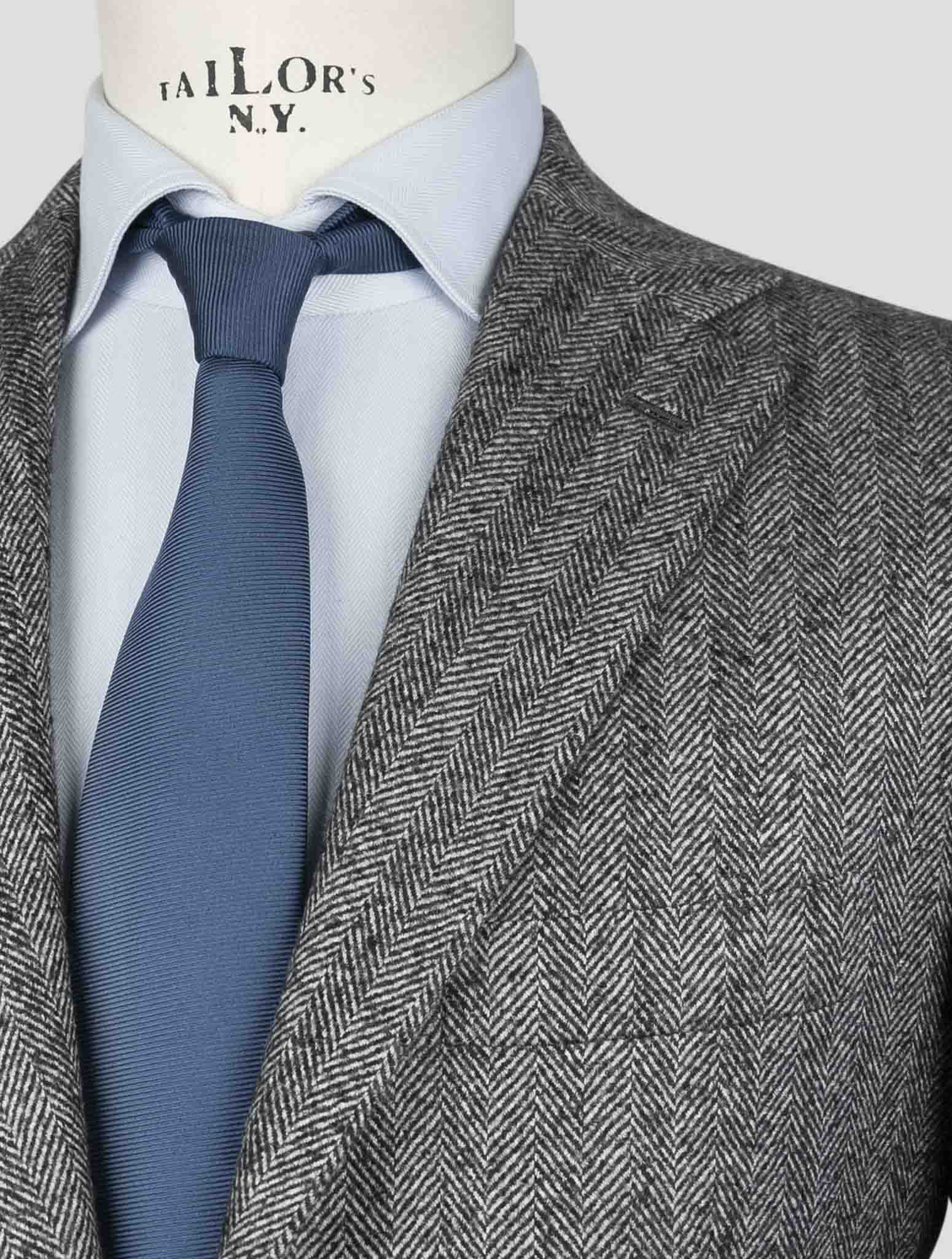 Kiton Gray Cashmere Blazer