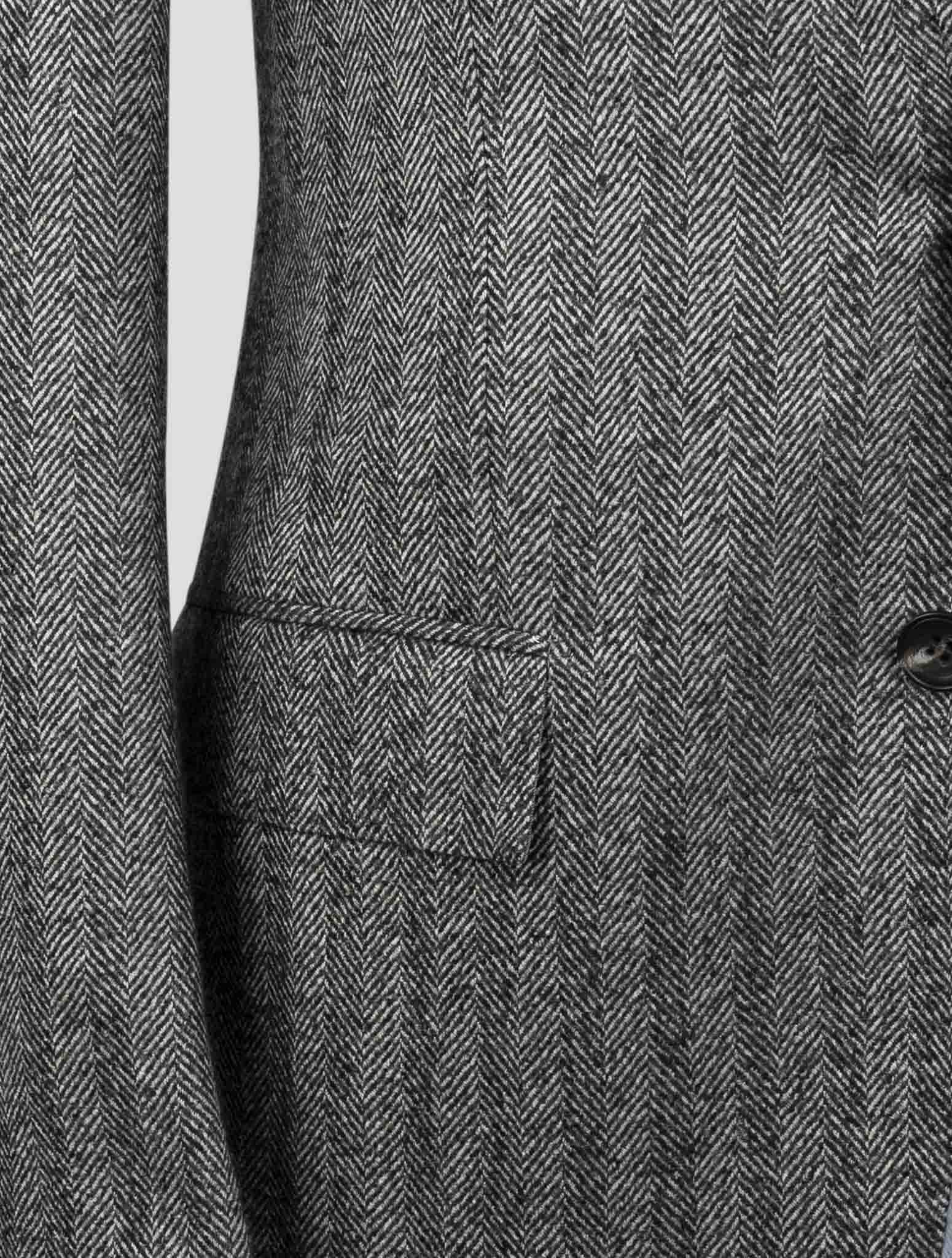 Kiton Gray Cashmere Blazer