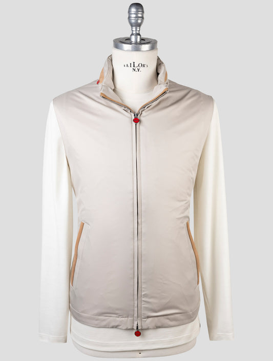 Kiton Taupe Gilet für Herren