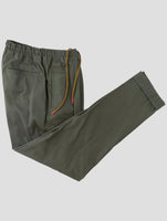 Kiton Green Cotton Ea Pants