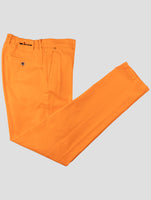 Kiton Orange Cotton Cashmere Ea Pants