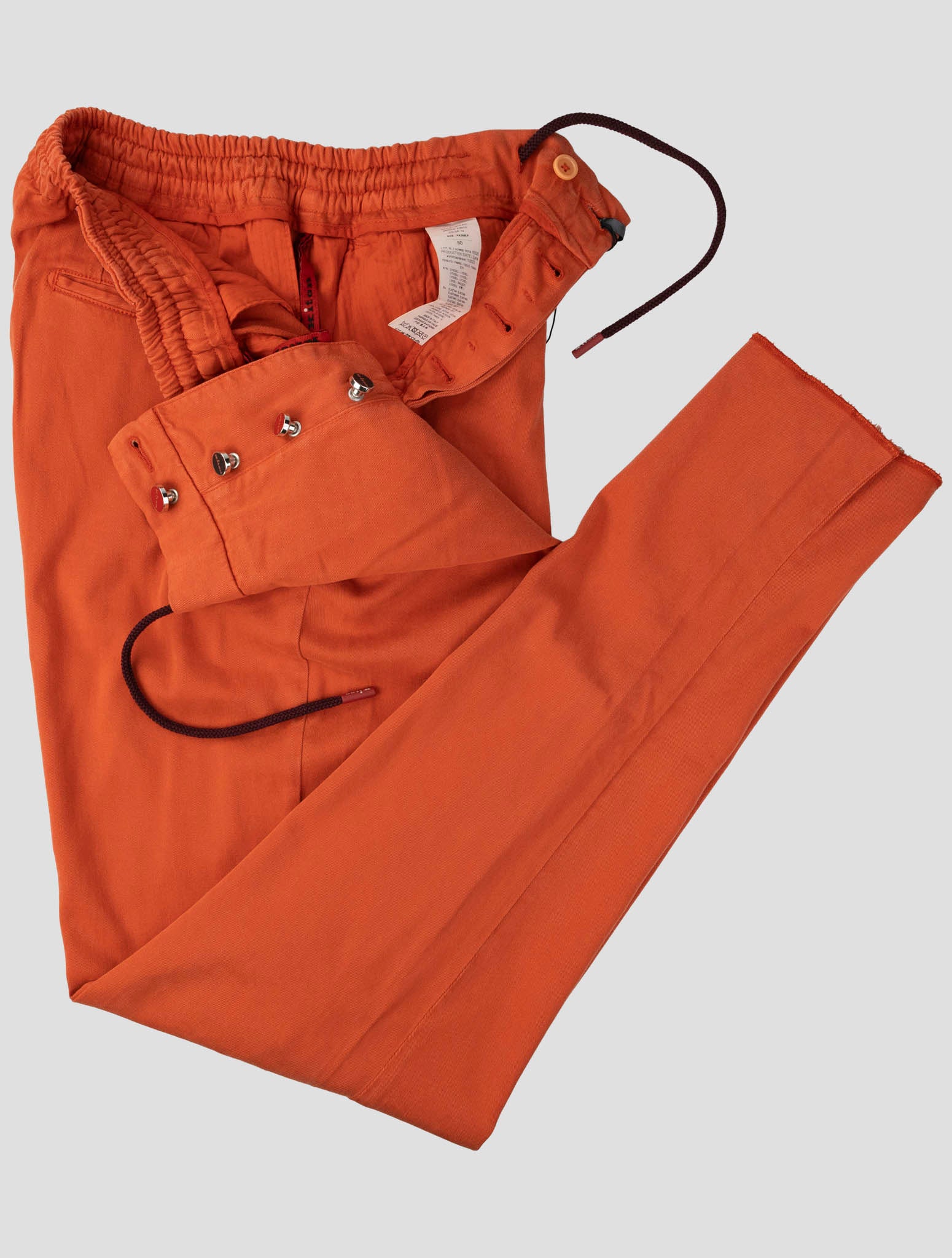 Kiton Red Lyocell Ea Pants