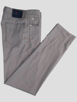 Kiton Gray Cashmere Silk Jeans
