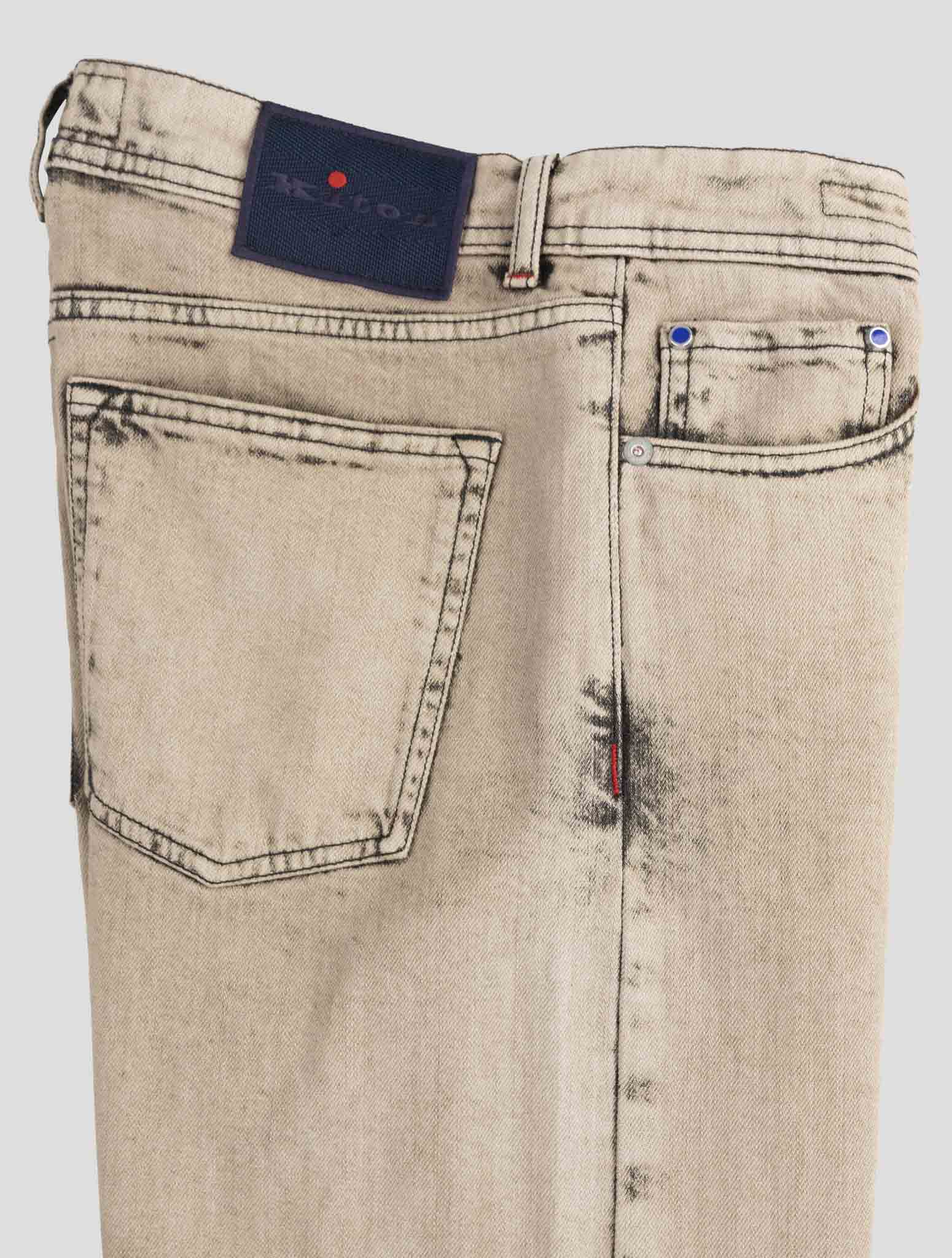 Kiton Beige Cotton Ea Jeans
