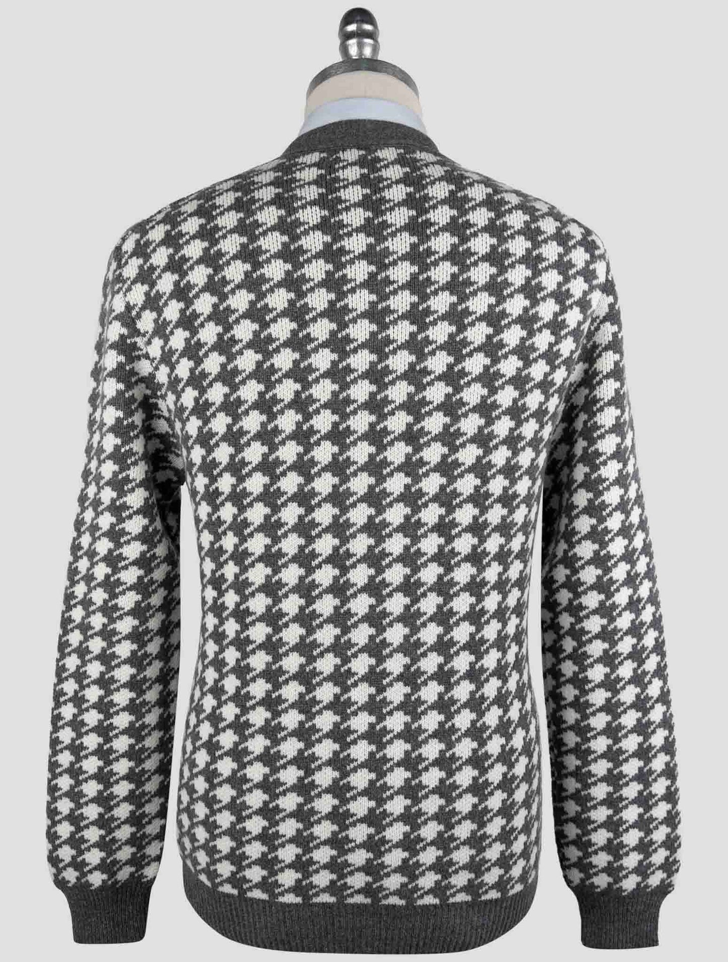 Kiton Gray Cashmere Sweater Cardigan