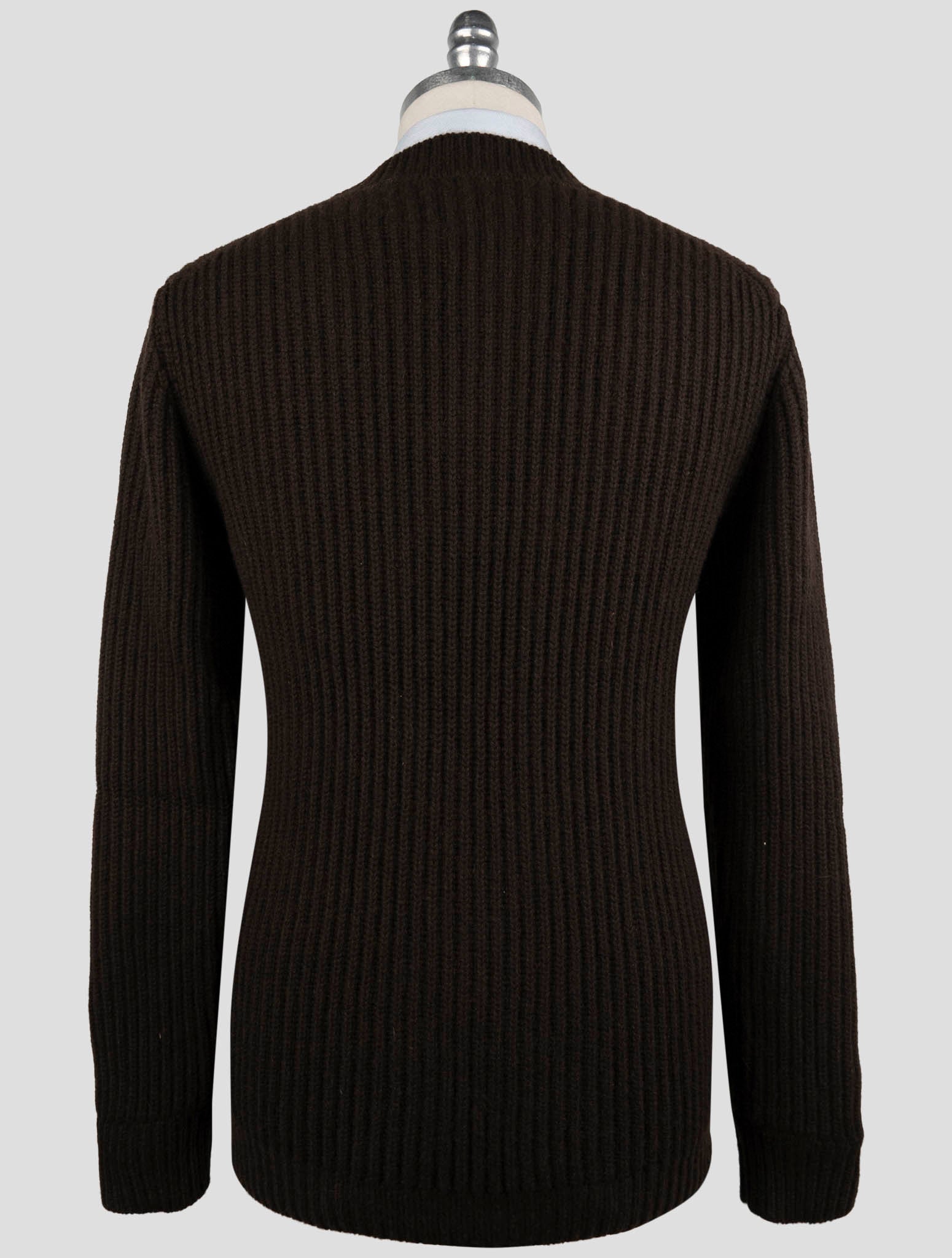 Kiton Brown Cashmere Sweater Cardigan