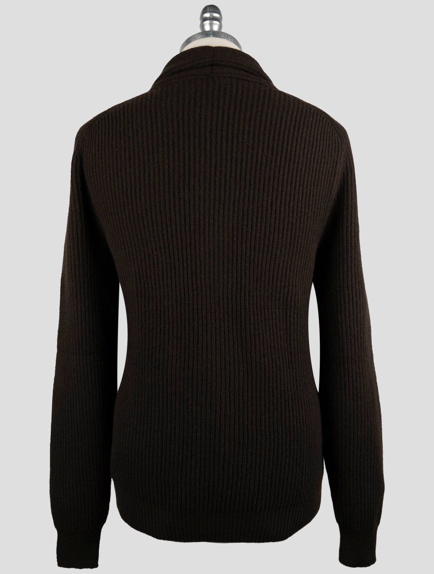 Kiton Brown Cashmere Sweater Cardigan
