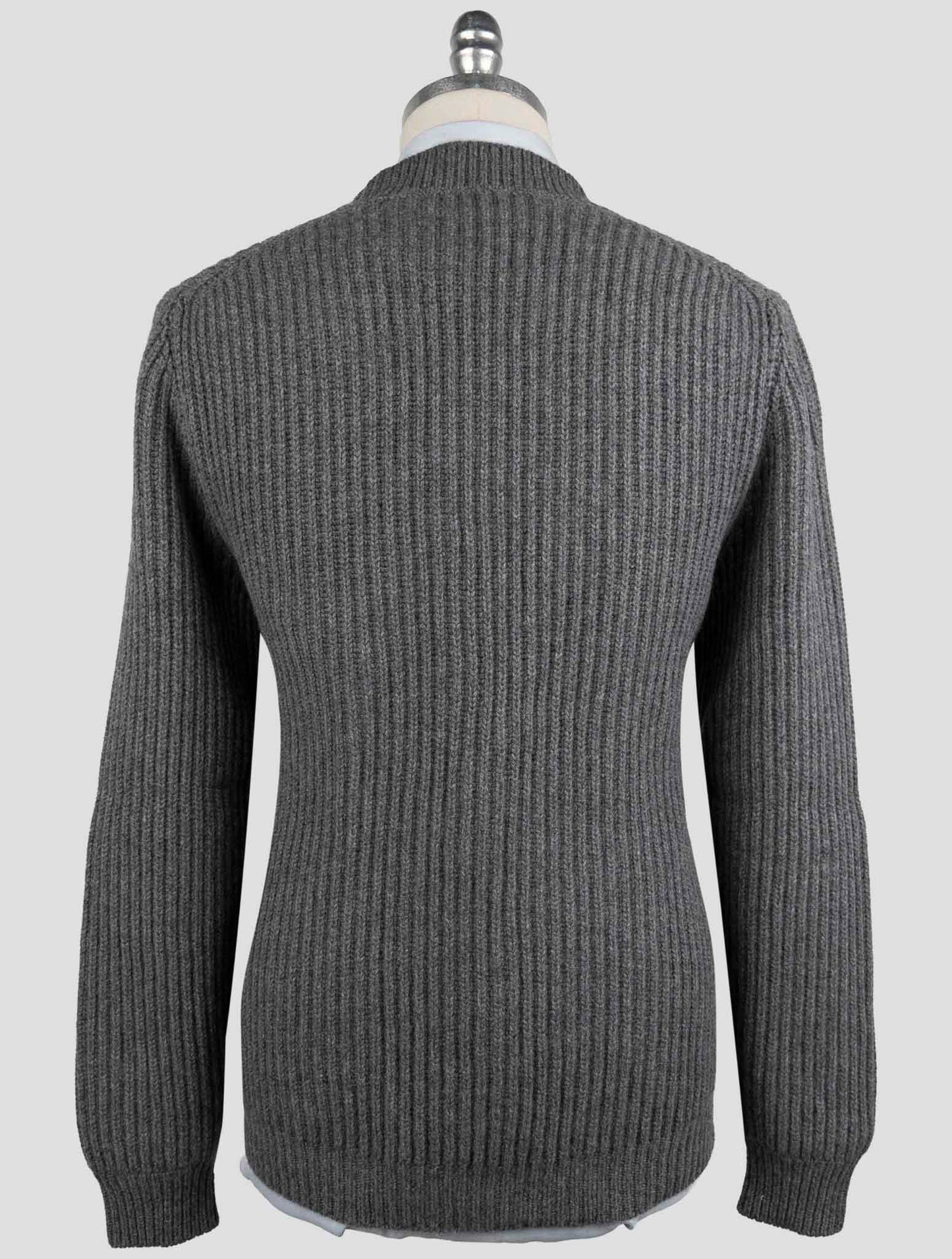 Kiton Gray Cashmere Sweater Cardigan