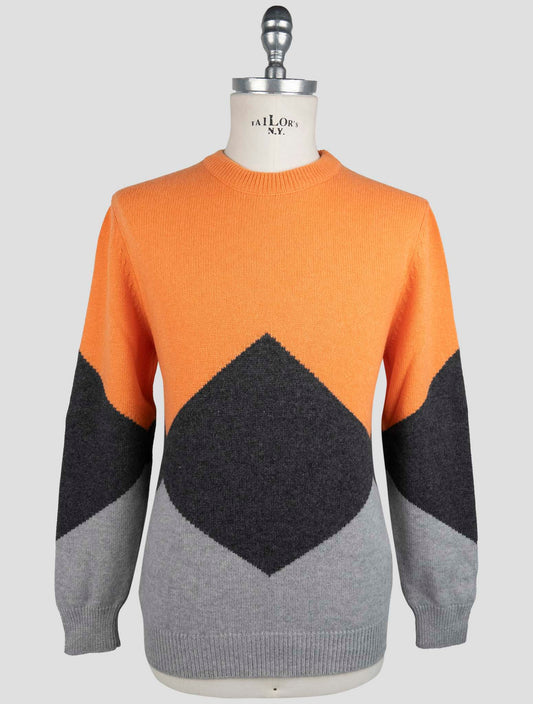 Kiton ulticolor Cashmere Sweater Crewneck