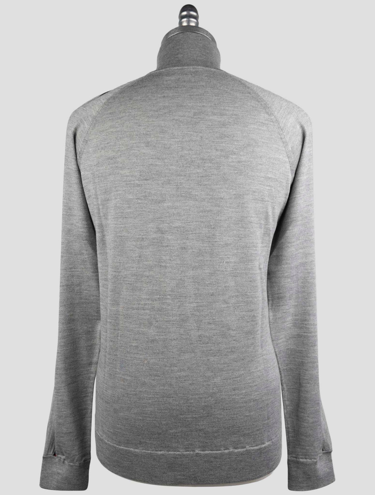 Kiton Gray Cashmere Silk Coat