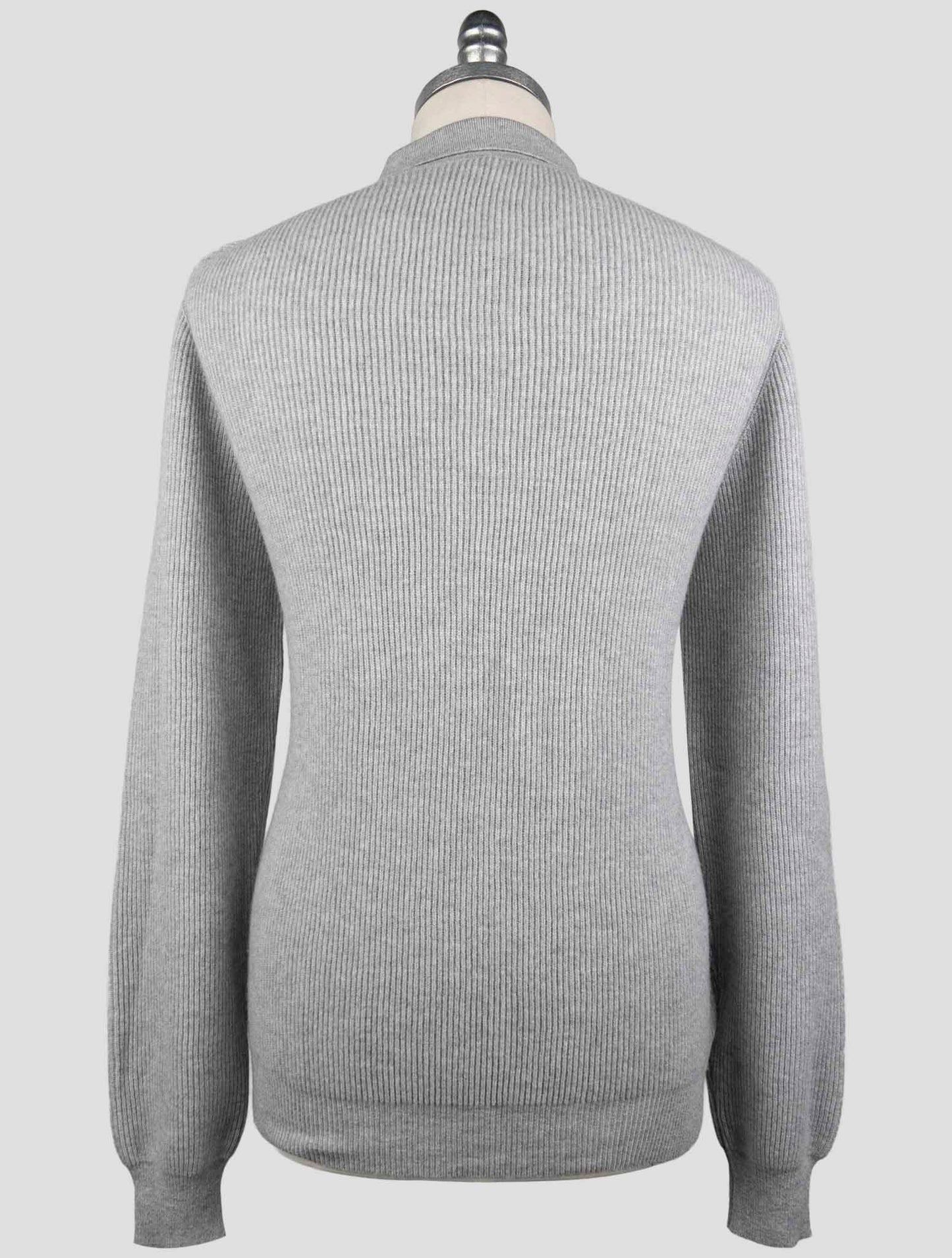 Kiton Gray Cashmere Sweater Polo
