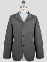 Kiton Gray Cashmere Sweater Cardigan