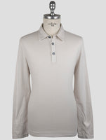 Kiton Gray Cotton Cashmere Sweater  Polo
