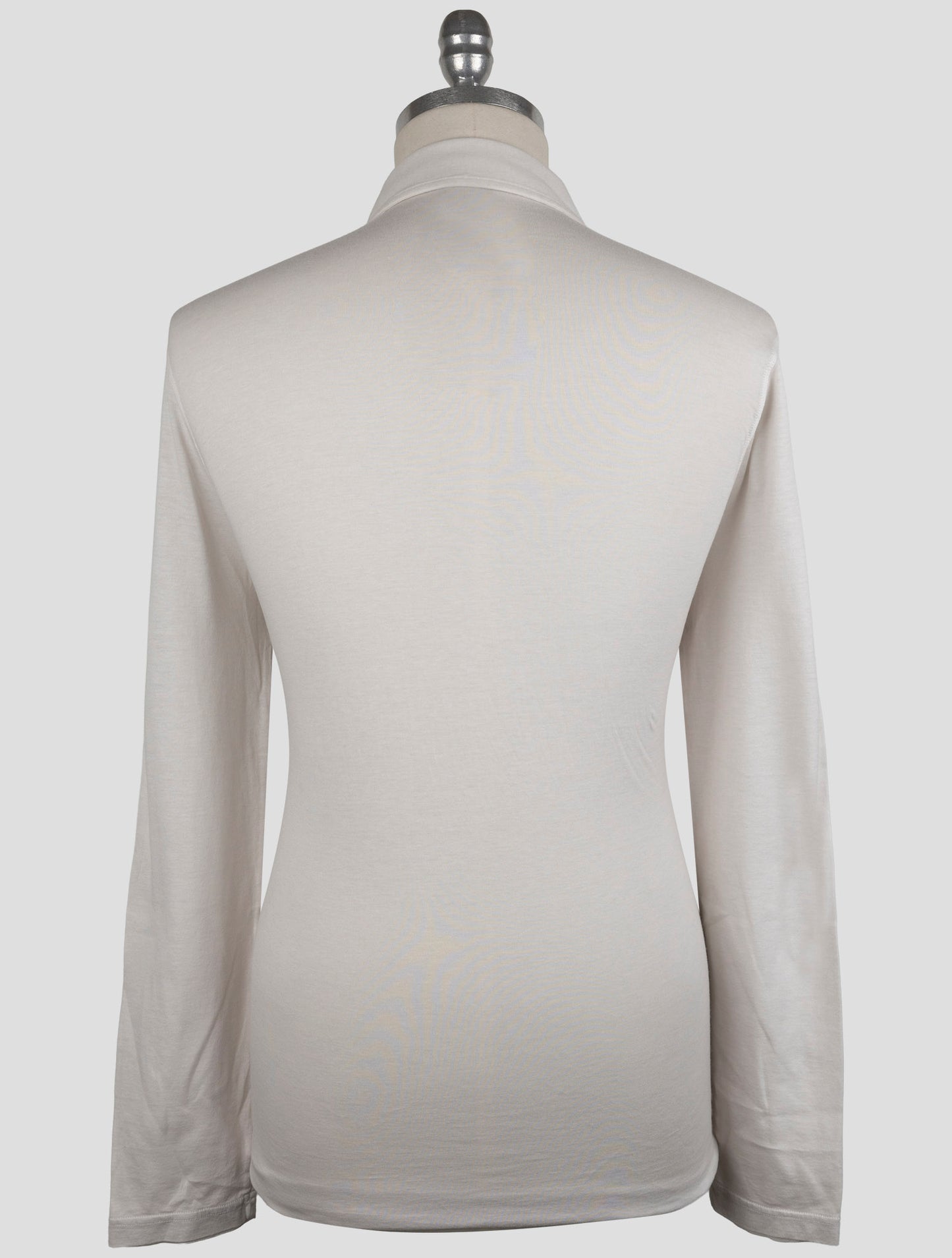 Kiton Gray Cotton Cashmere Sweater  Polo