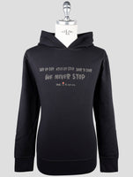 Kiton Black Cotton Ea Sweater Hoodie