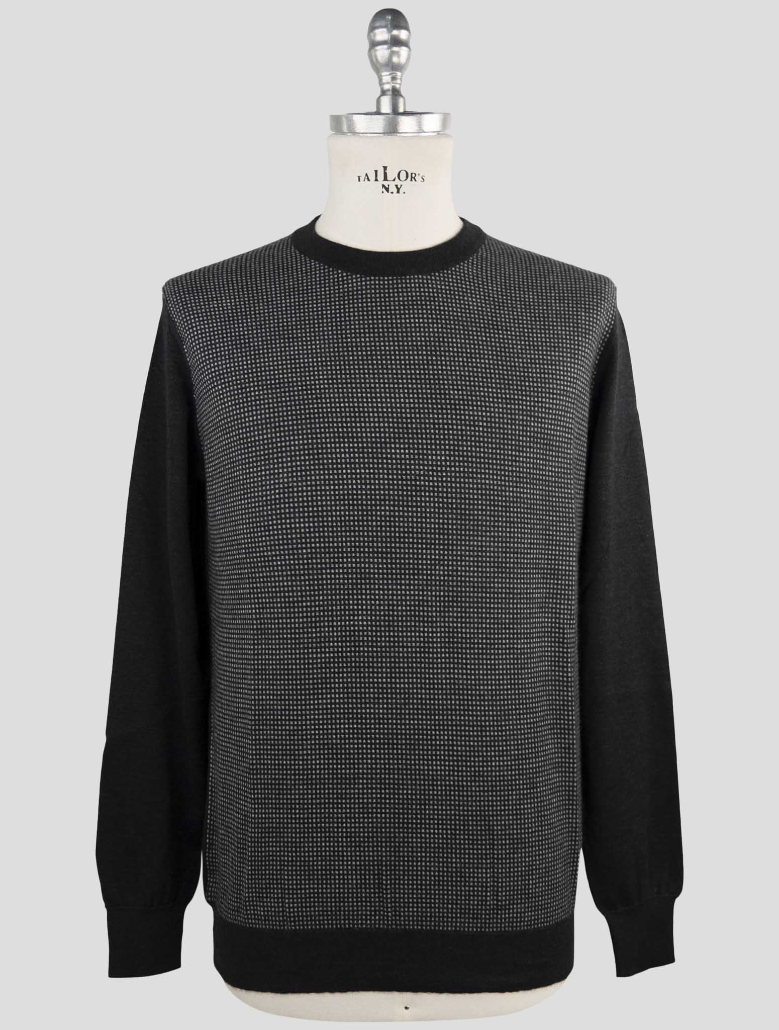 Kiton Multicolor Cashmere Silk Sweater Crewneck