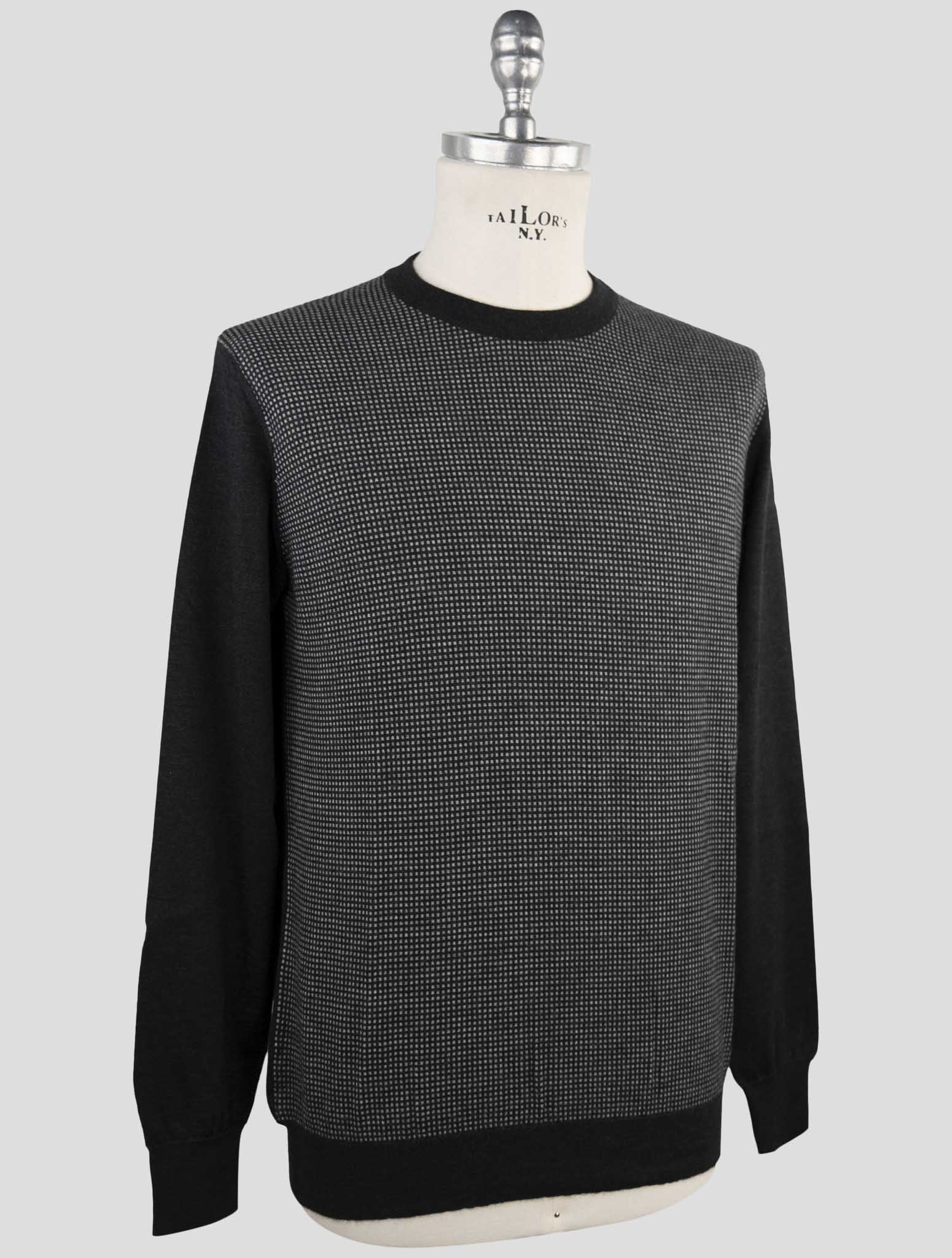 Kiton Multicolor Cashmere Silk Sweater Crewneck