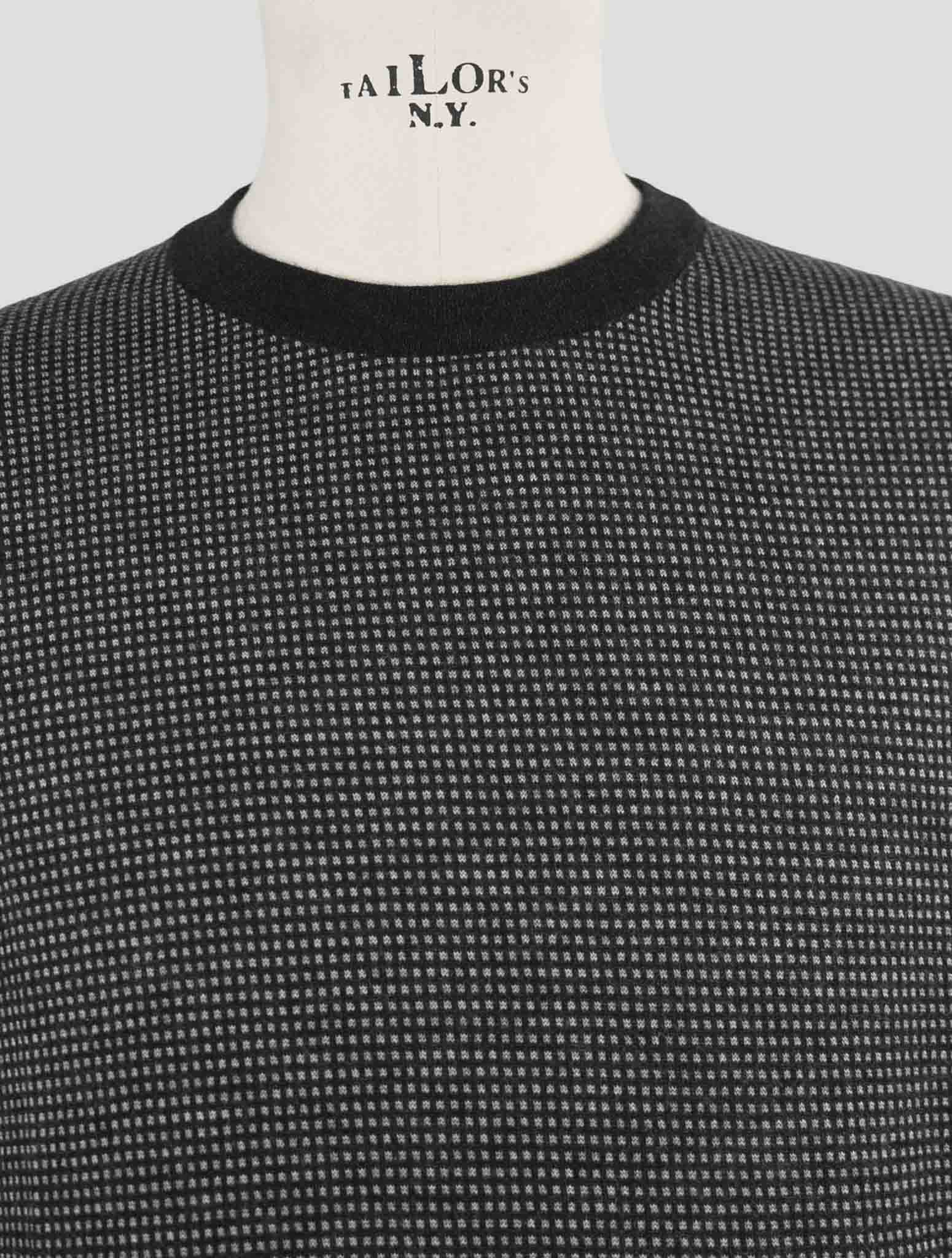 Kiton Multicolor Cashmere Silk Sweater Crewneck