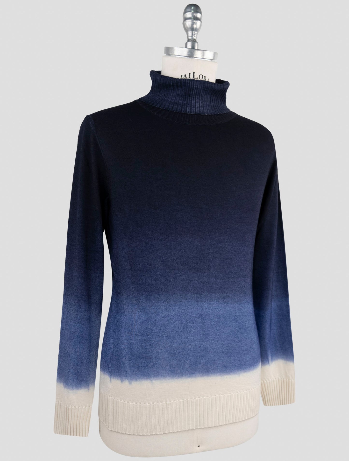 Kiton Multicolor Cashmere Silk Sweater Turtleneck