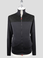 Kiton Leather Suede Silk Cotton Coat Full Zip