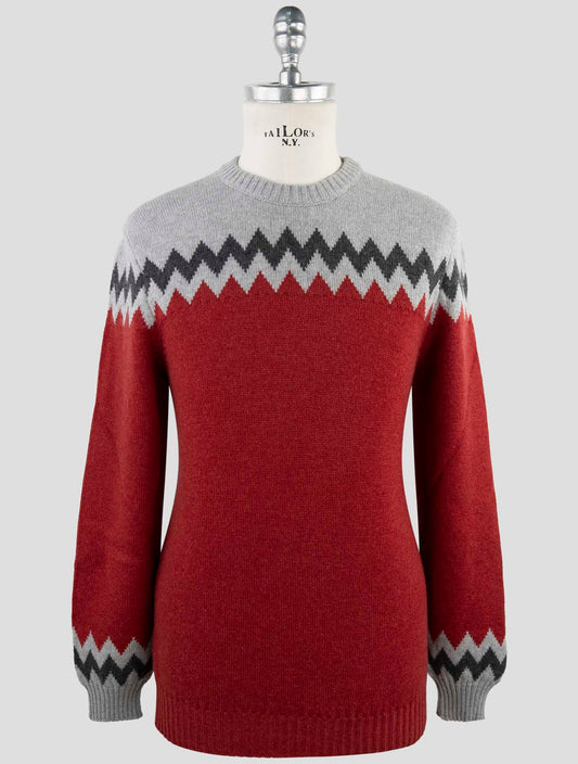 Kiton Multicolor Cashmere Sweater Crewneck
