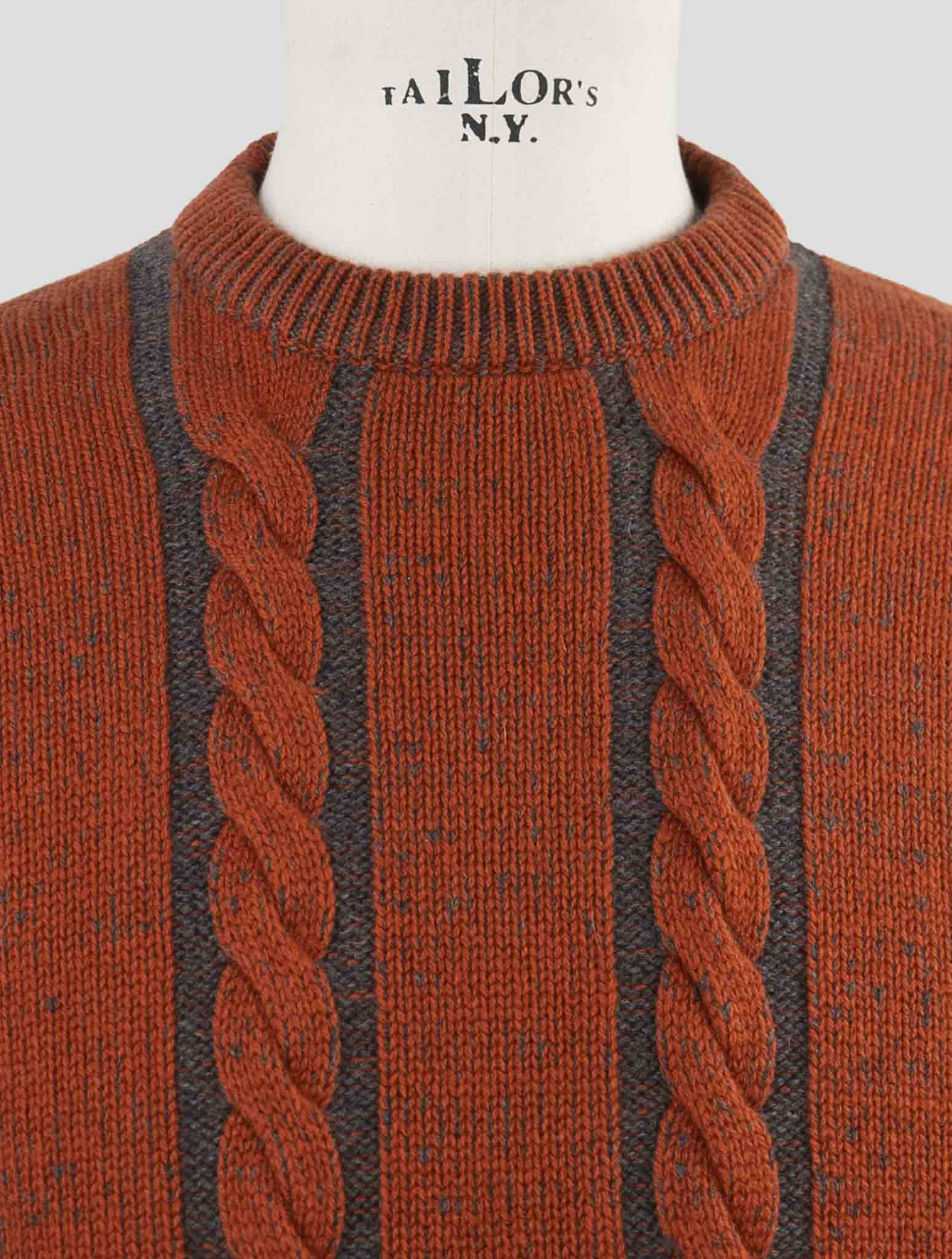 Kiton Multicolor Cashmere Sweater Crewneck