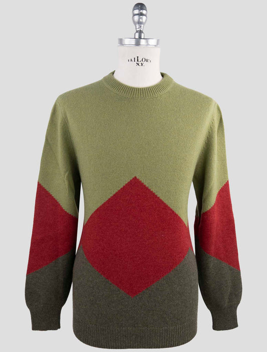 Kiton Multicolor Cashmere Sweater Crewneck