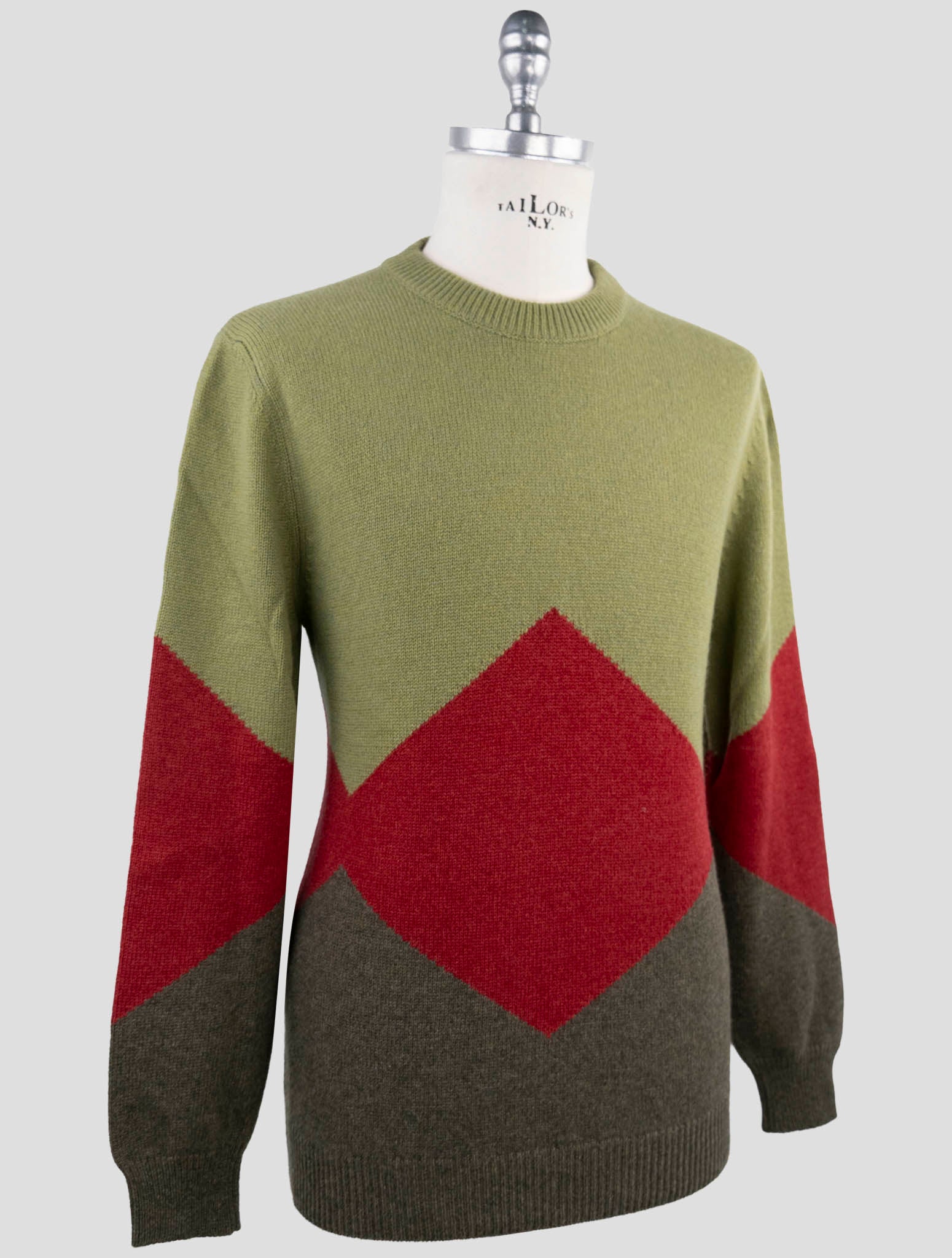 Kiton Multicolor Cashmere Sweater Crewneck