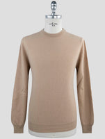 Kiton Beige Wool Sweater Crewneck