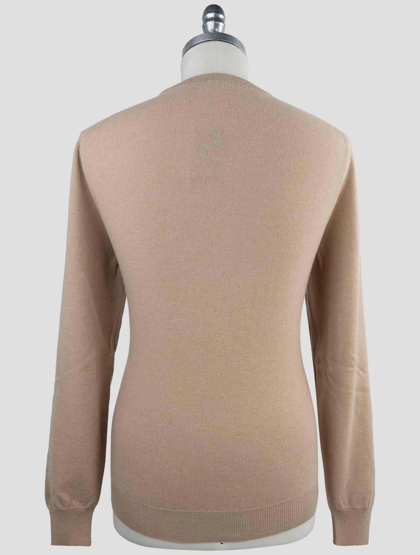 Kiton Beige Wool Sweater Crewneck