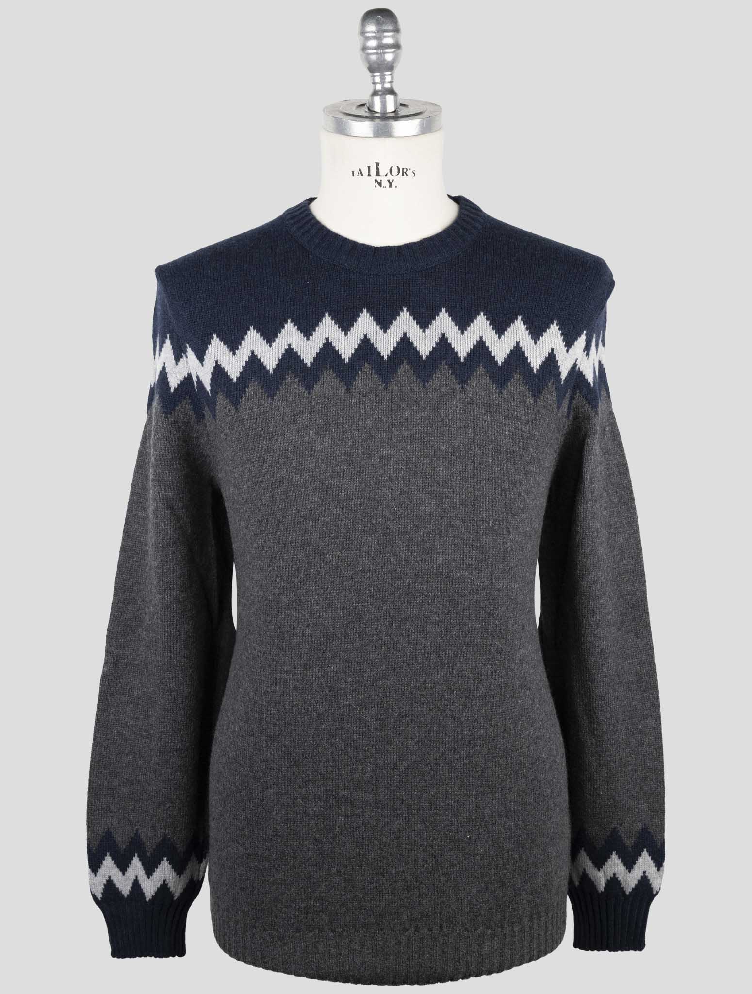 Kiton Multicolor Cashmere Sweater Crewneck