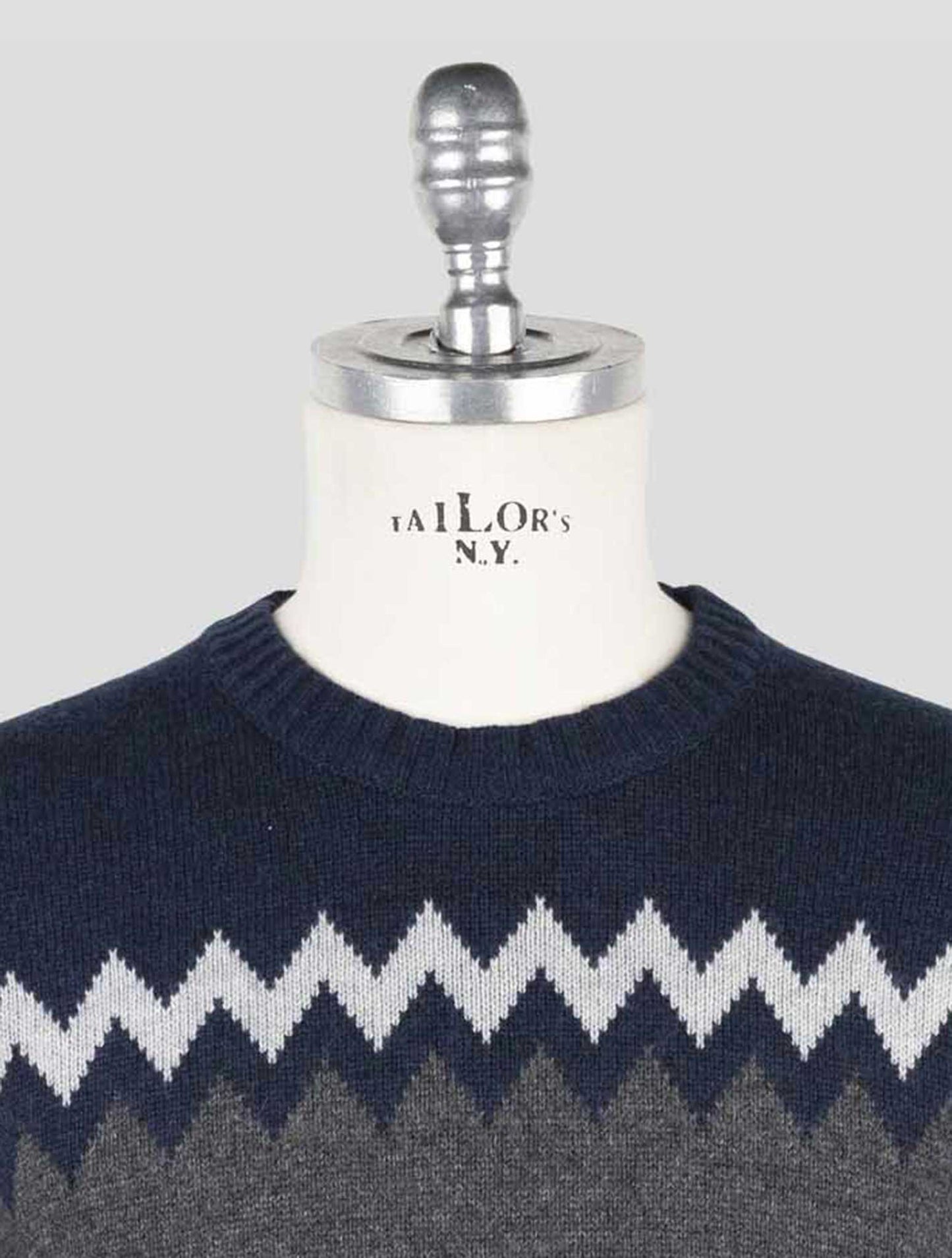 Kiton Multicolor Cashmere Sweater Crewneck