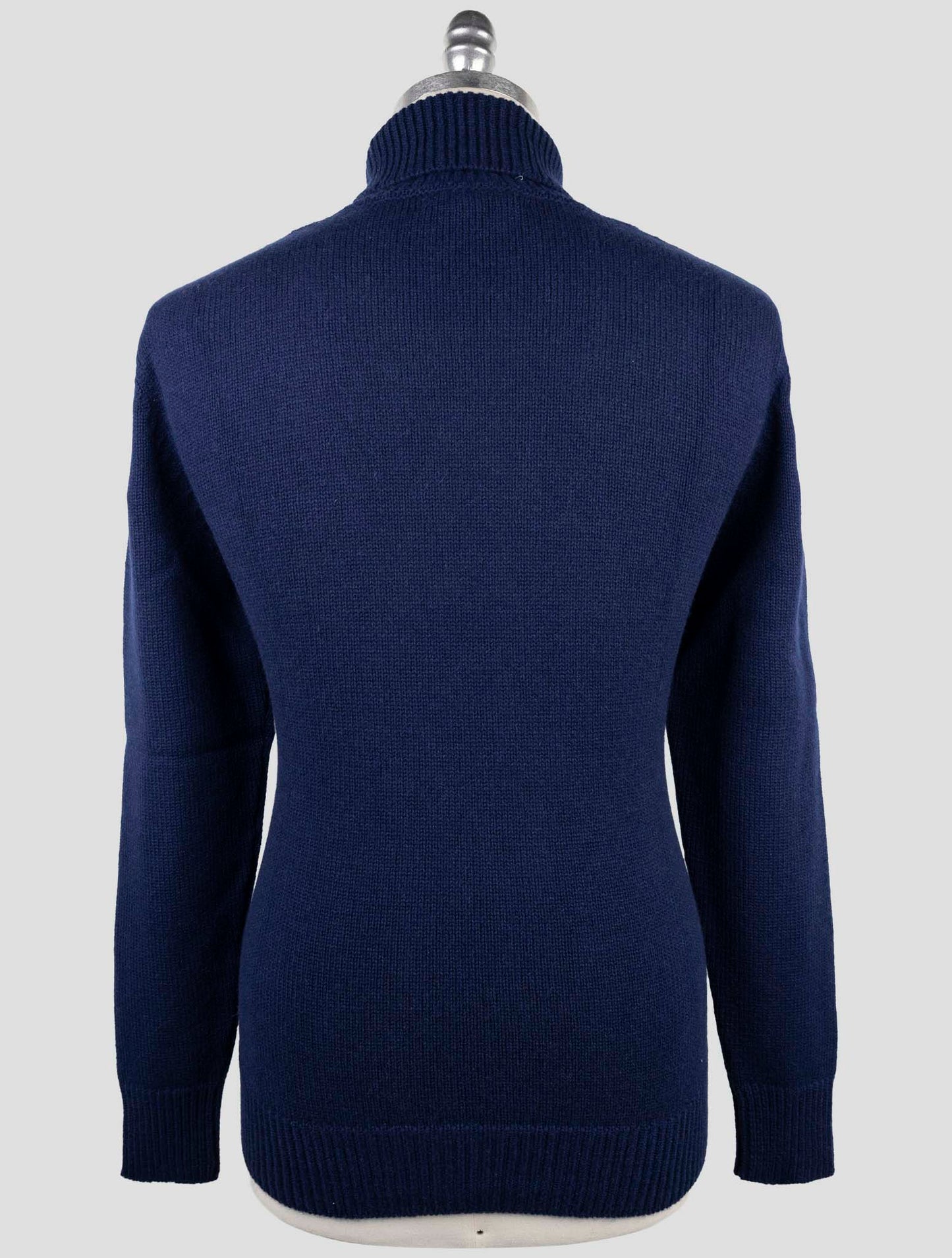 Kiton Blue Cashmere Sweater Turtleneck