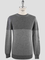 Kiton Gray Cashmere Sweater Crewneck
