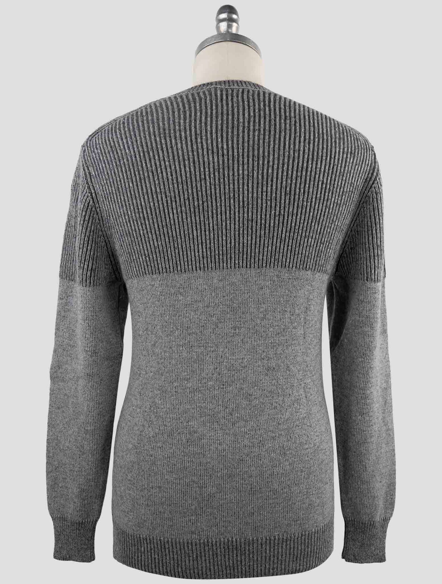 Kiton Gray Cashmere Sweater Crewneck