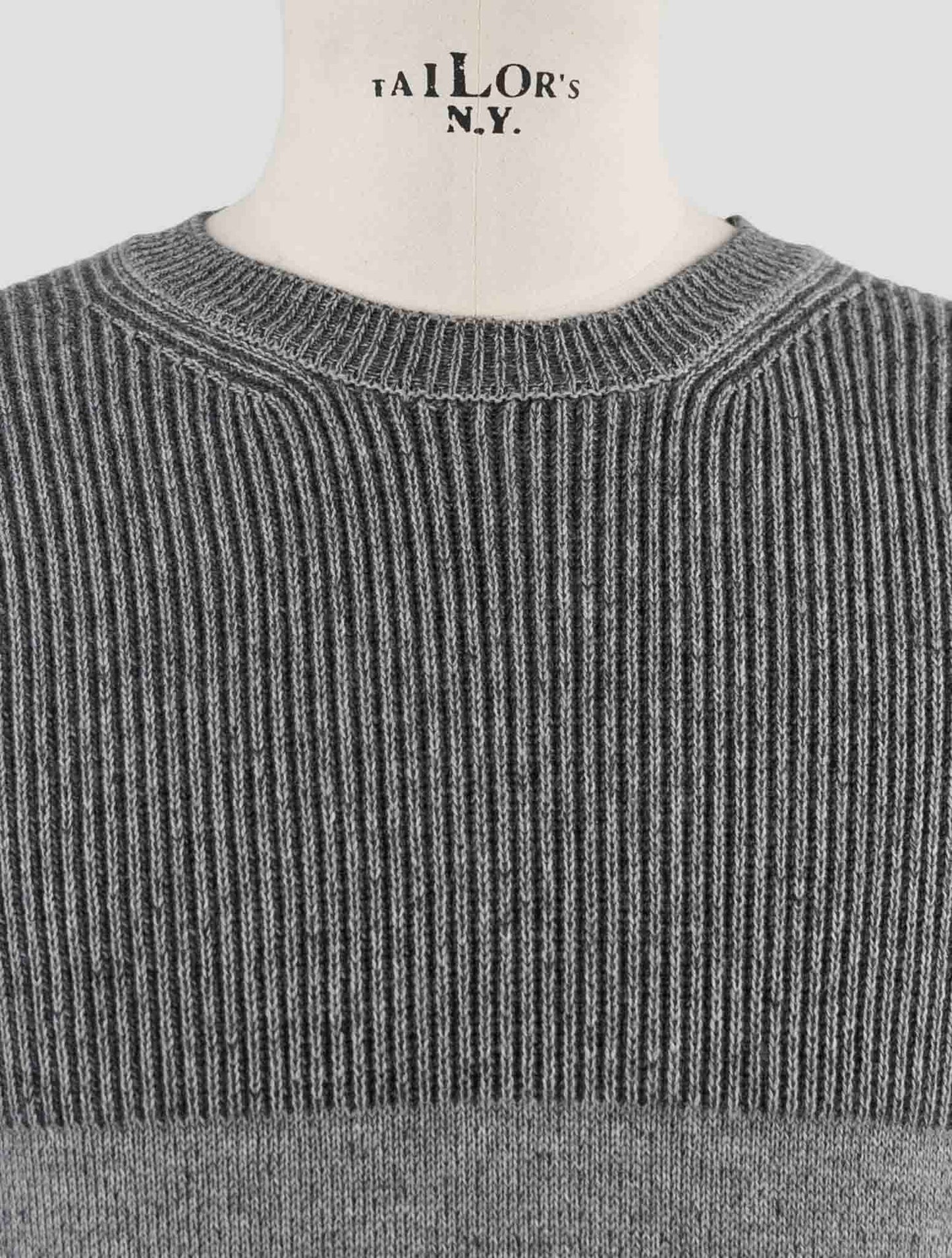 Kiton Gray Cashmere Sweater Crewneck