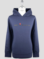 Kiton Blue Cotton Ea Sweater Hodie
