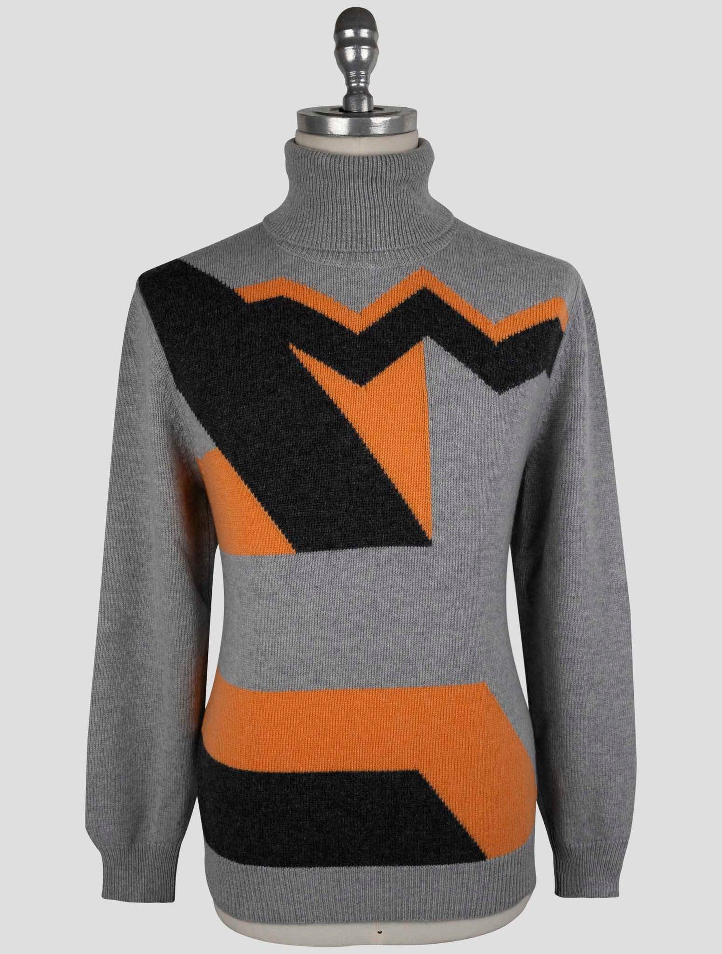Kiton Multicolor Cashmere Sweater Turtleneck