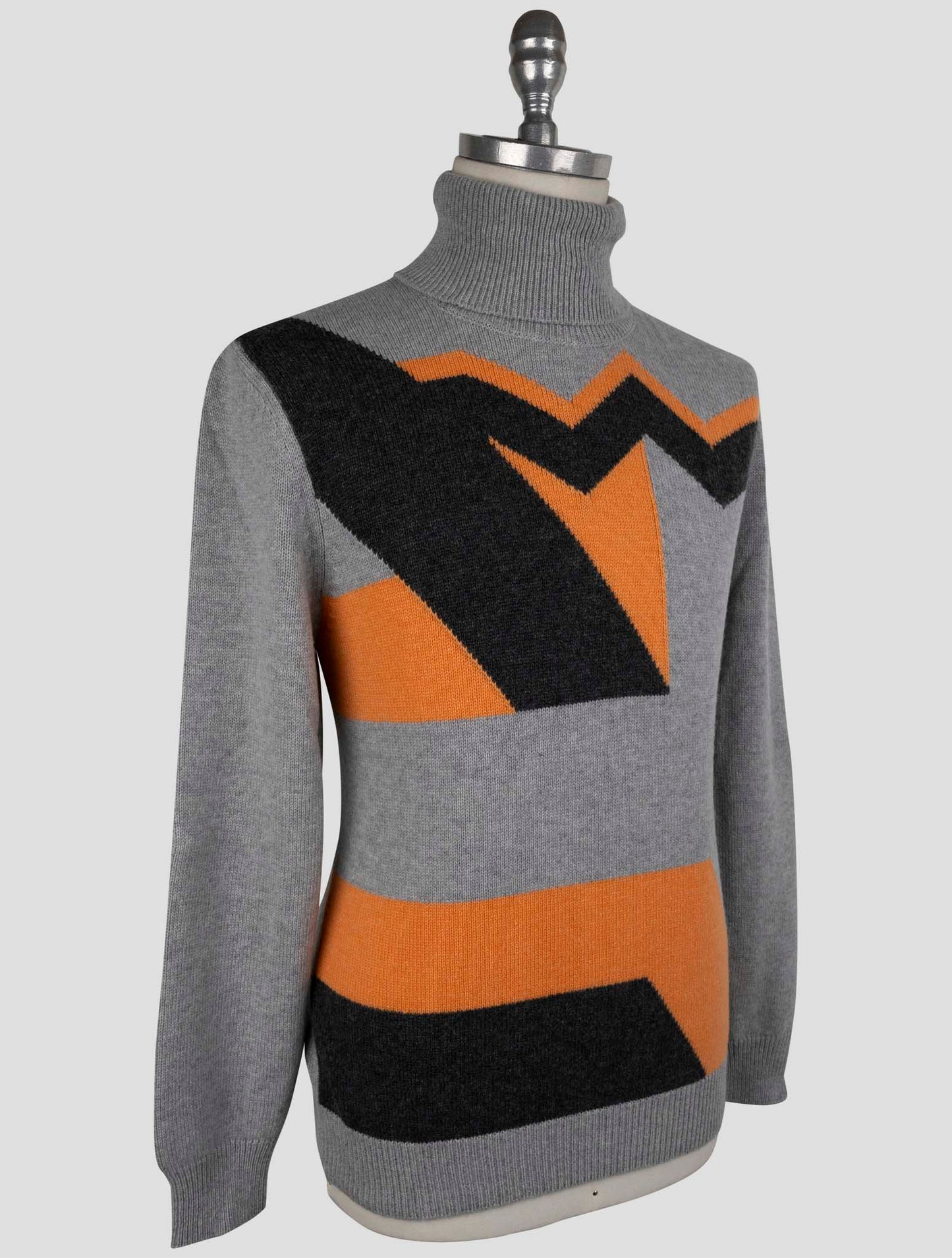 Kiton Multicolor Cashmere Sweater Turtleneck