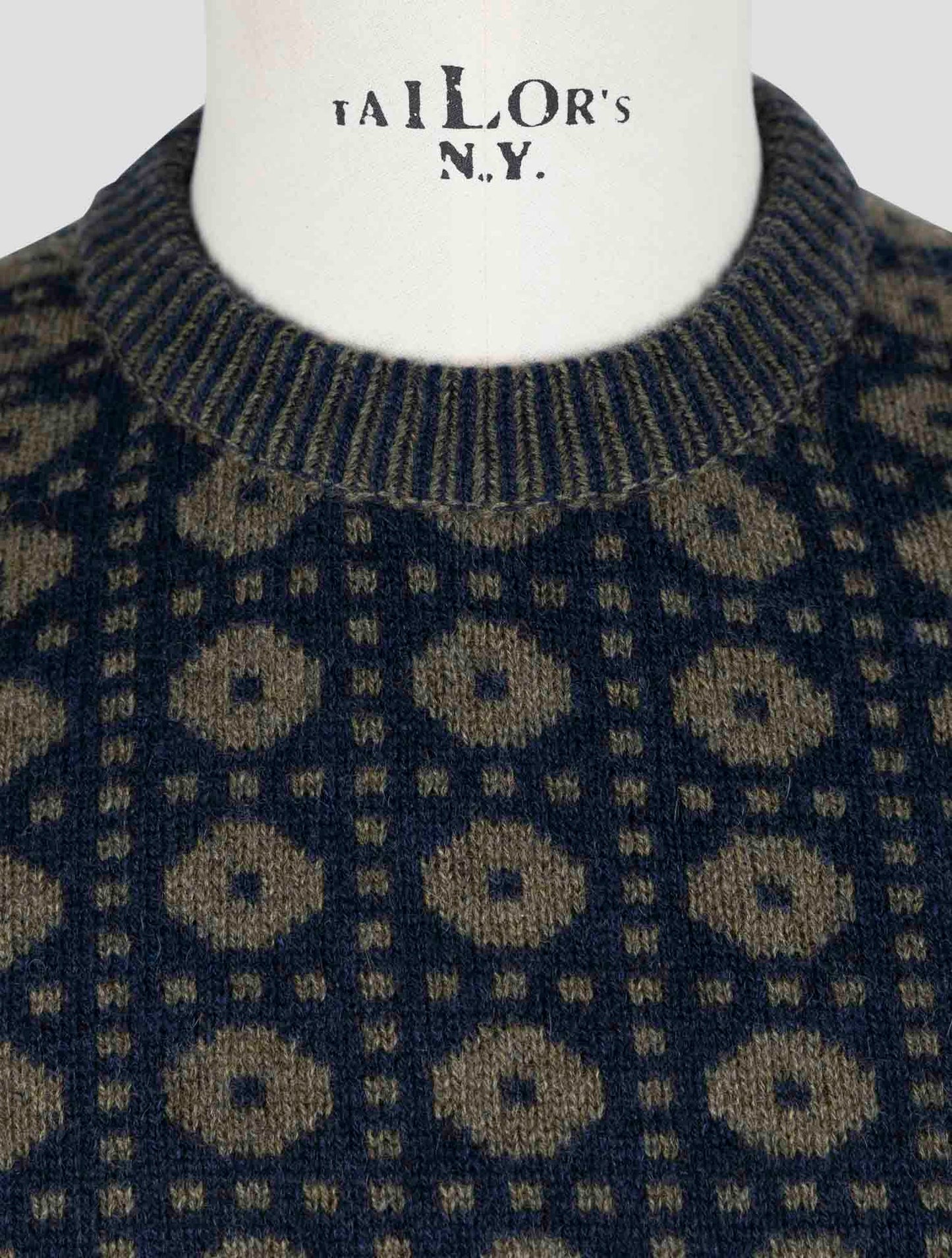 Kiton Blue Green Cashmere Sweater Crewneck