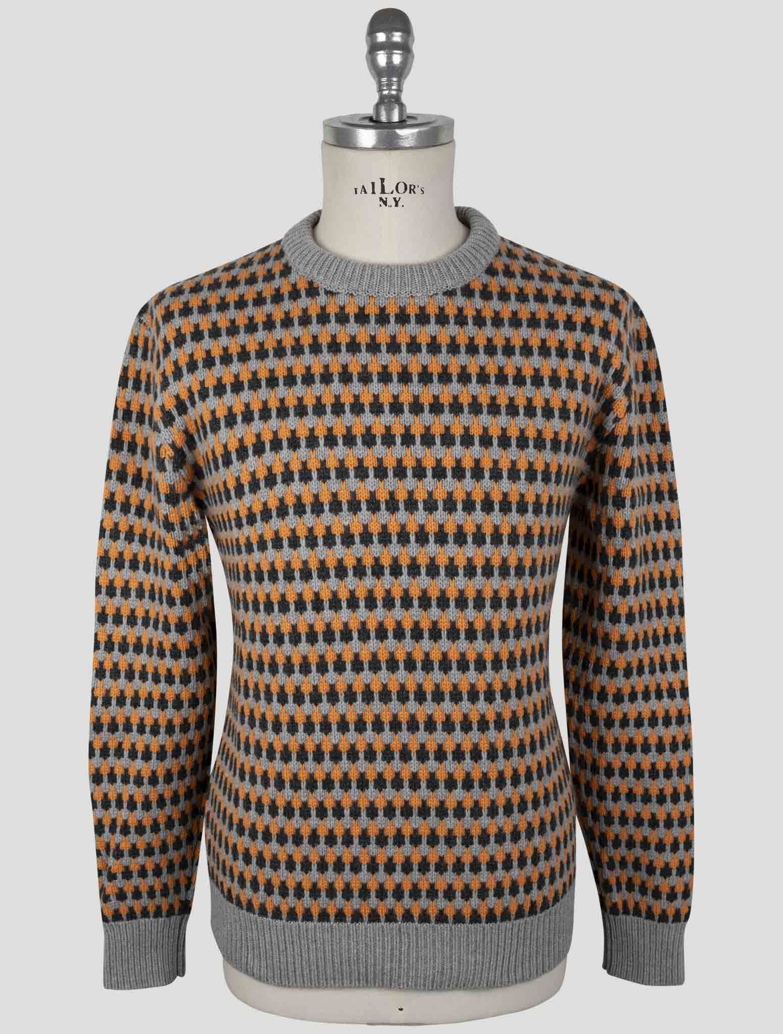 Kiton Multicolor Cashmere Sweater Crewneck
