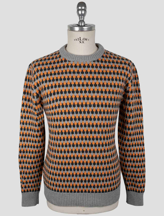 Kiton Multicolor Cashmere Sweater Crewneck