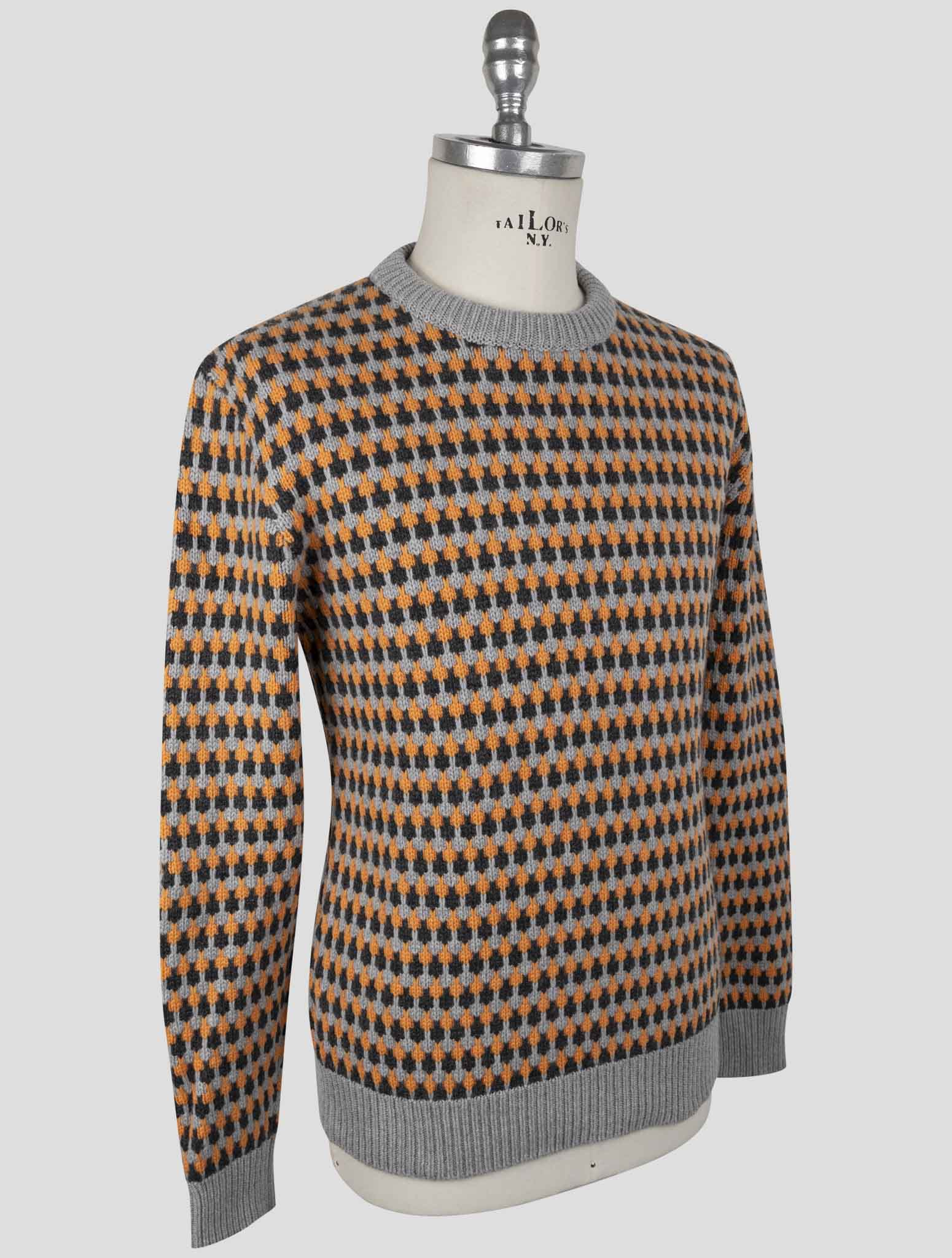 Kiton Multicolor Cashmere Sweater Crewneck