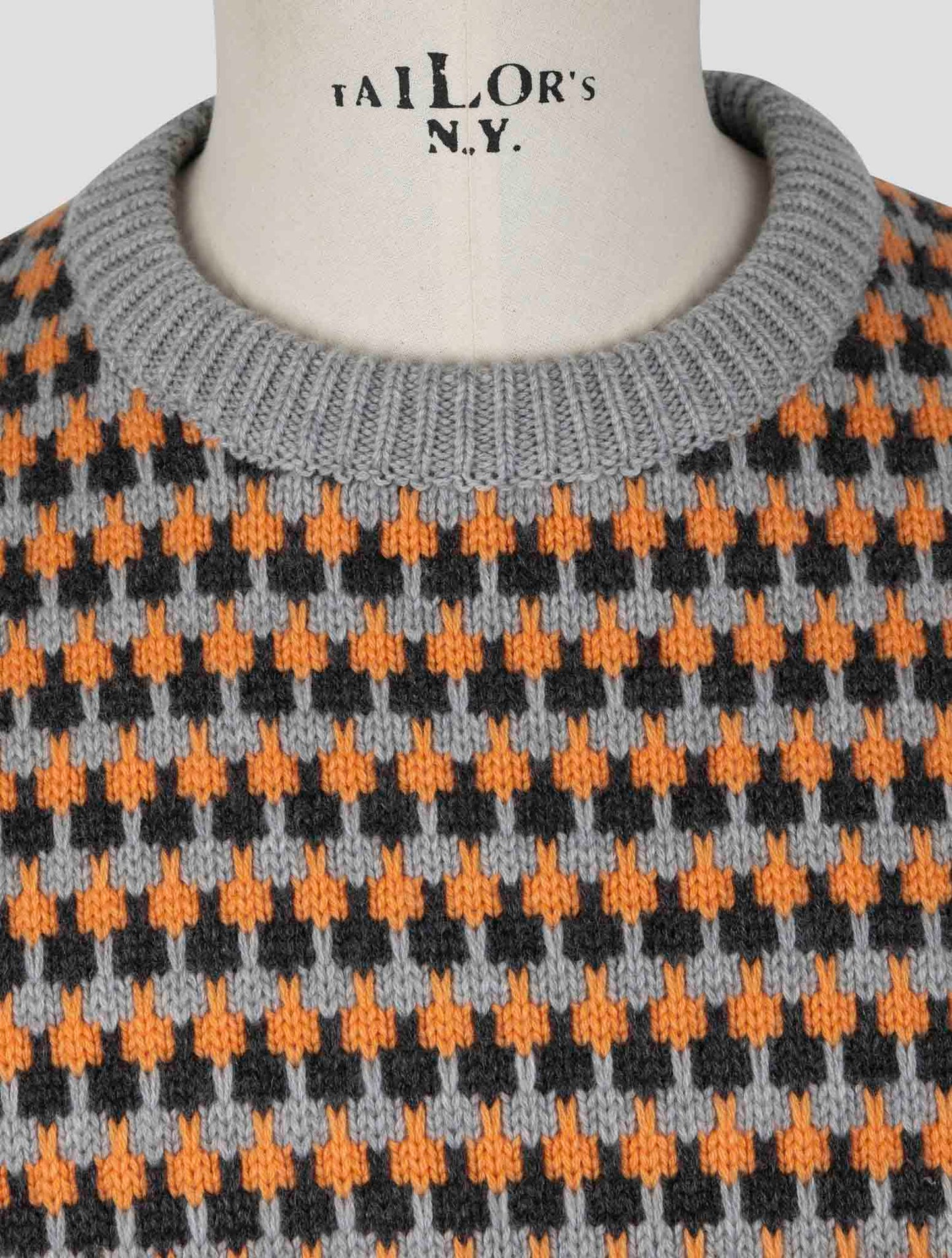 Kiton Multicolor Cashmere Sweater Crewneck