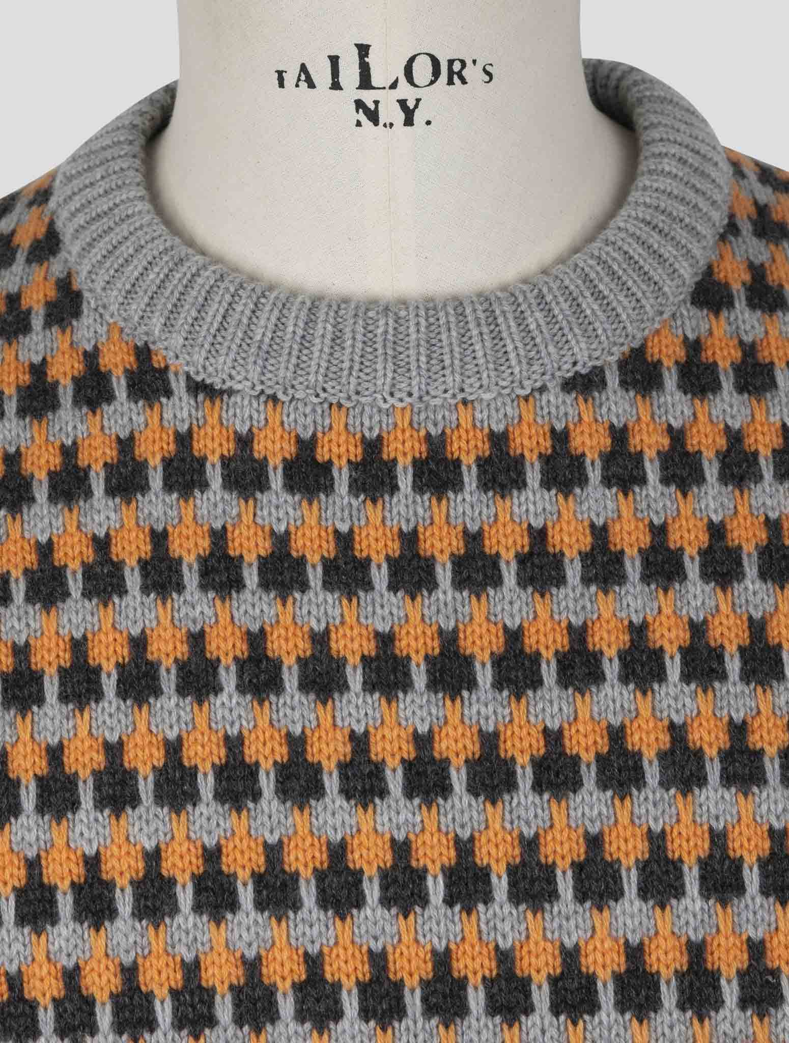 Kiton Multicolor Cashmere Sweater Crewneck