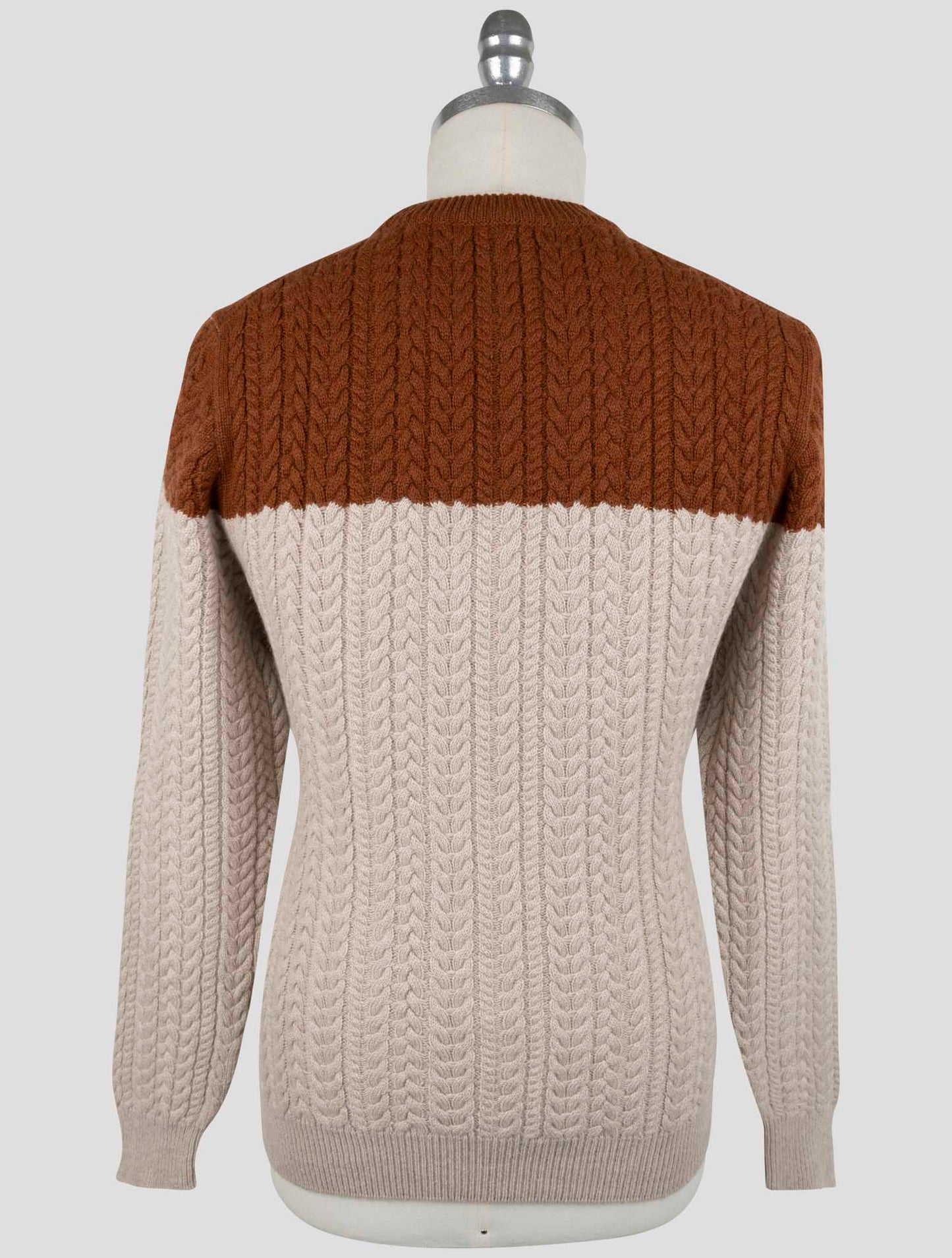 Kiton Brown Cashmere Sweater Crewneck