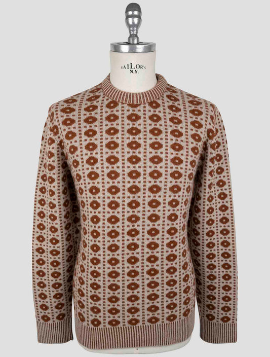Kiton Brown Cashmere Sweater Crewneck