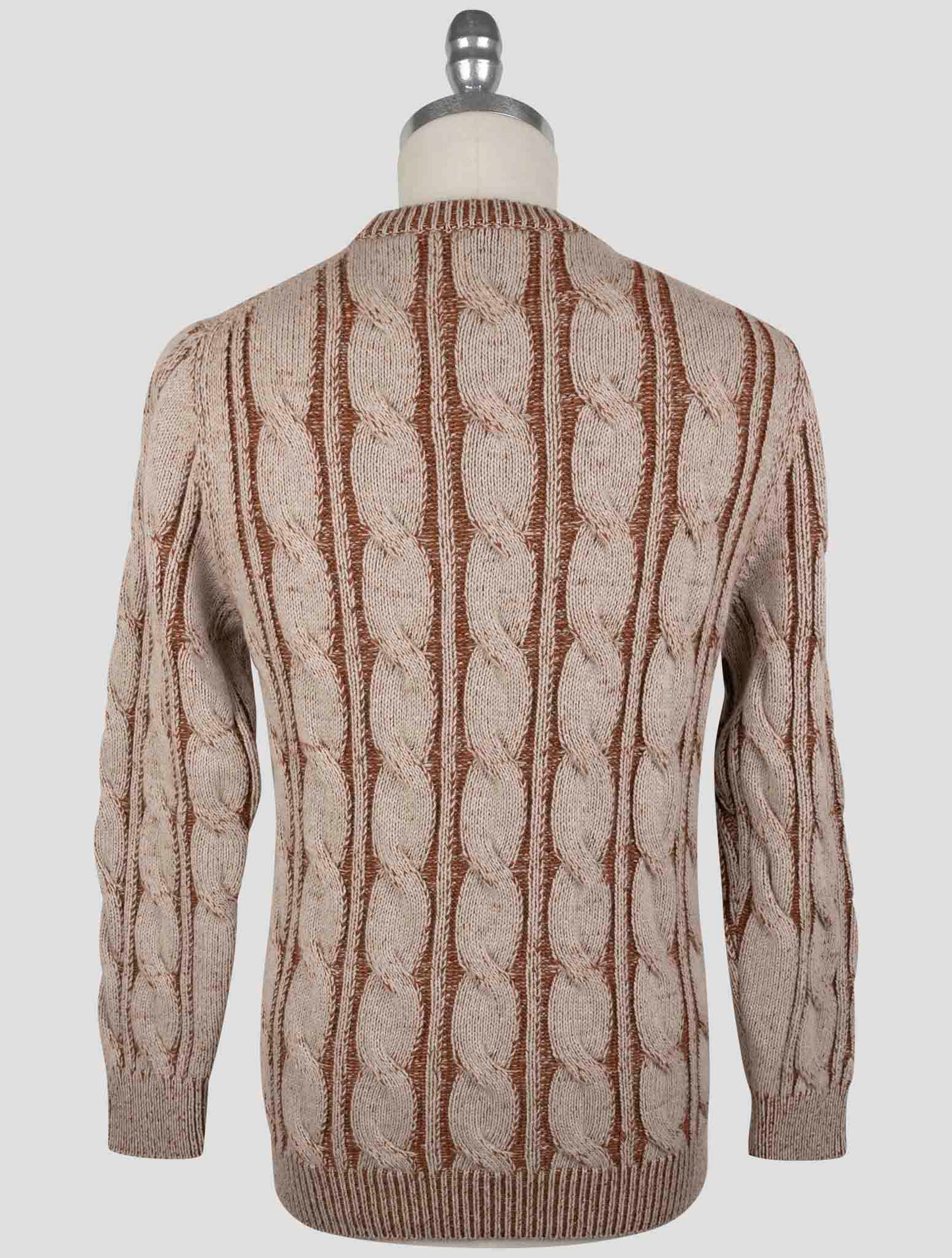 Kiton Brown Cashmere Sweater Crewneck