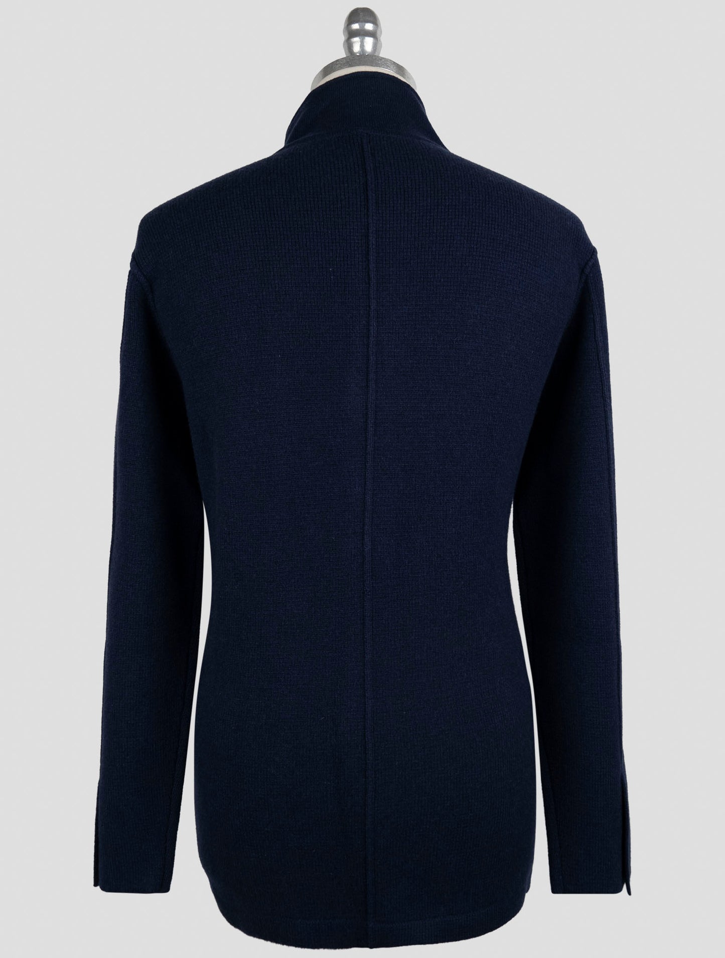 Kiton Blue Cashmere Sweater Cardigan